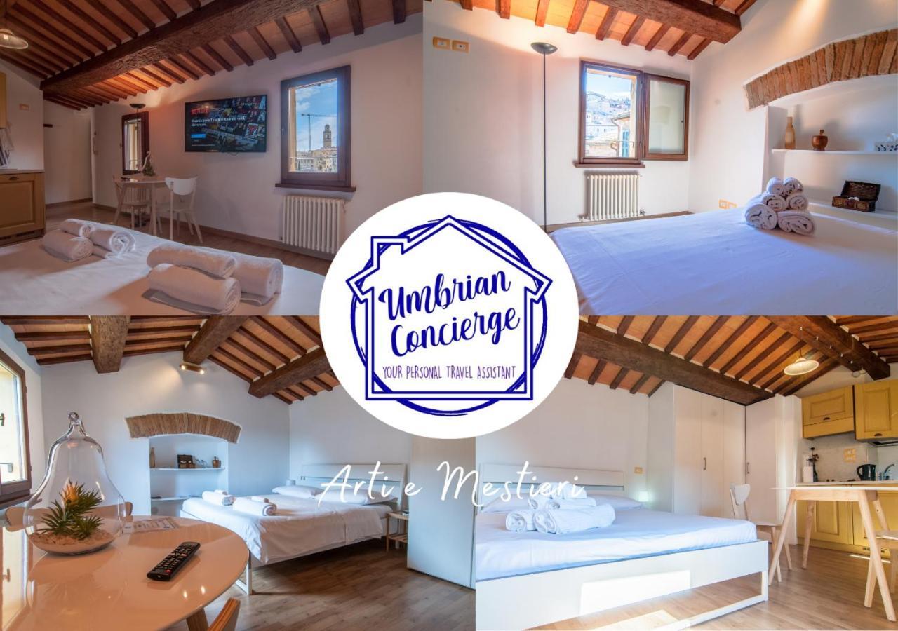 Готель Umbrian Concierge - La Casa Dei Pellari Перуджа Екстер'єр фото